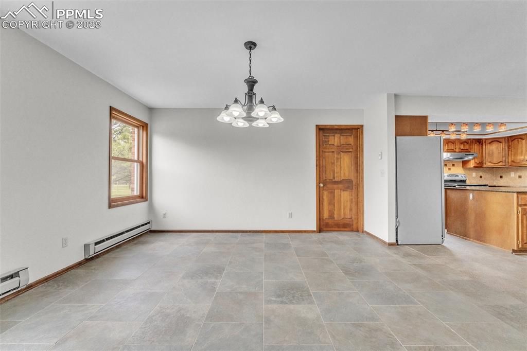 Image 13 of 43: Unfurnished dining area