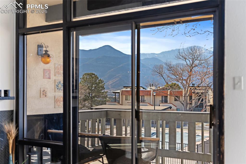 Image 11 of 43: Mountain Views from living area
