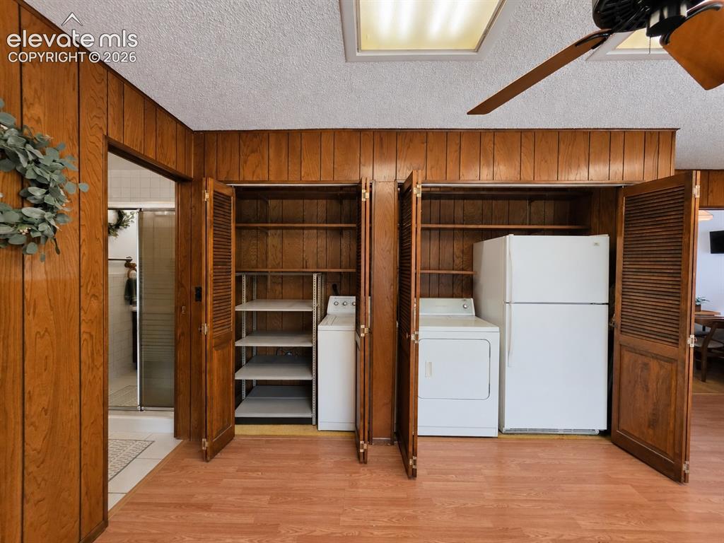Image 27 of 48: Storage Space, Laundry & 2nd Refrigerator
