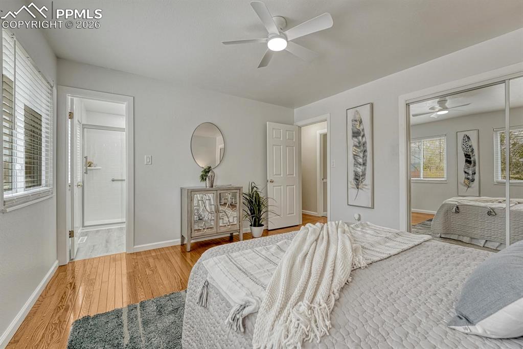 Image 24 of 42: Enjoy the convenience and privacy of an attached, remodeled en suite bathro