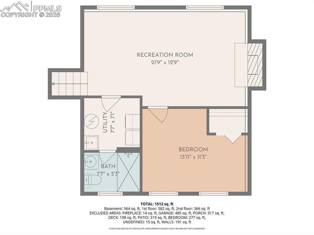 Image 42 of 42: Lower Level Floor Plan
