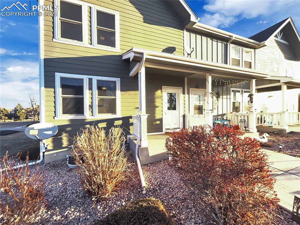 Caption: Front of Structure