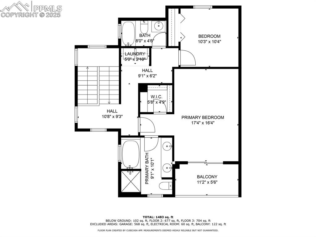Image 36 of 37: View of layout - Upper Level