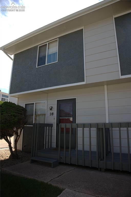 Caption: Front of Structure