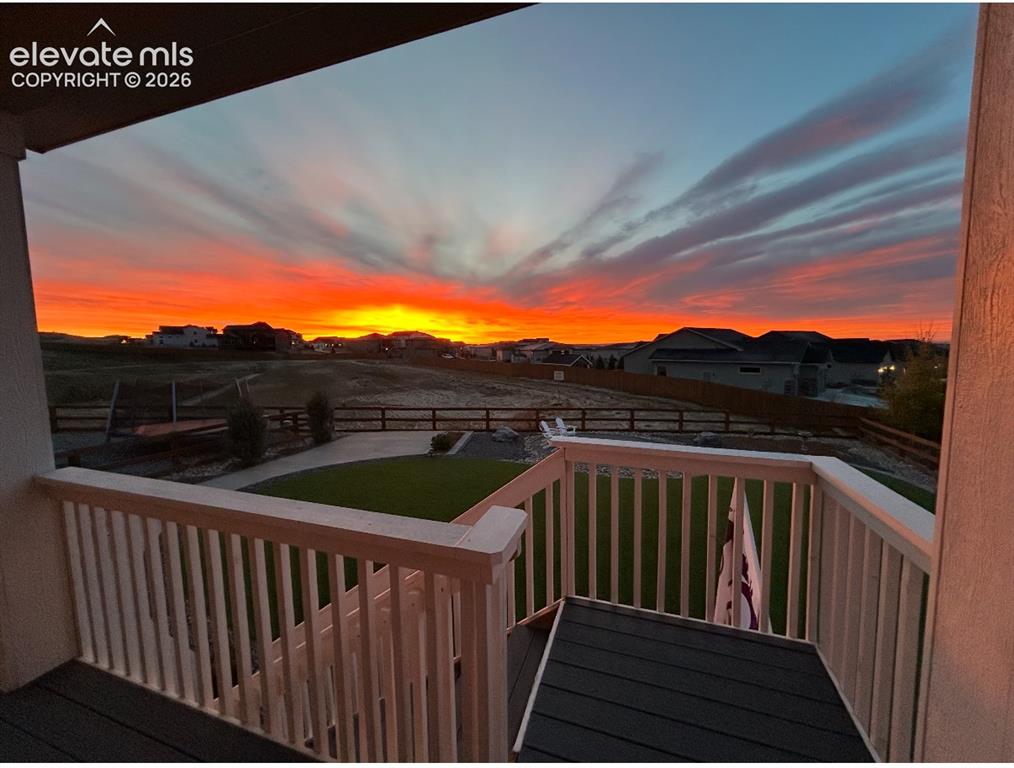 Image 36 of 46: Stunning sunsets off the back deck!