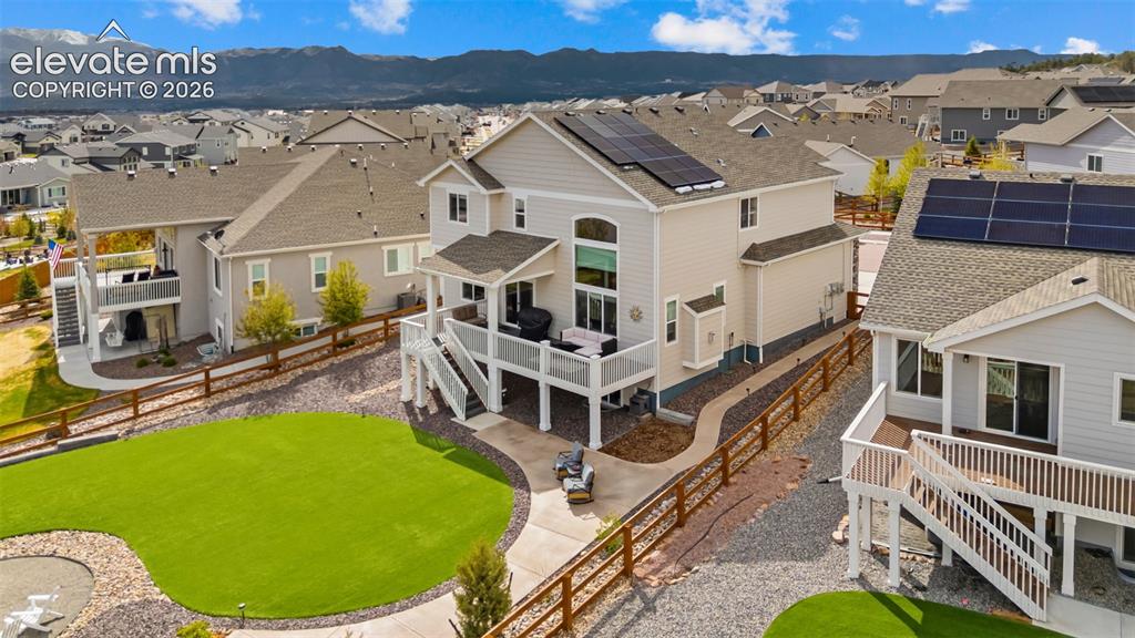 Image 44 of 46: Check out these mountain views from the front bedrooms and dining room!