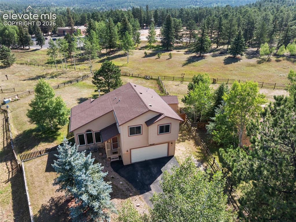 Caption: Ariel view of property