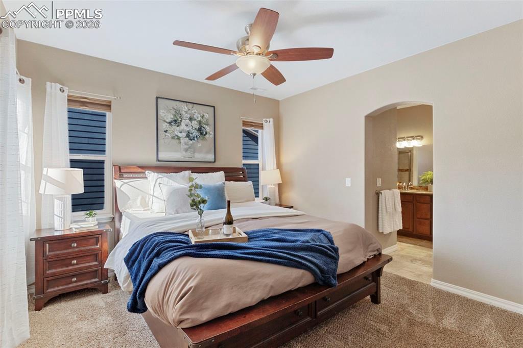 Image 4 of 45: Primary bedroom on the main level