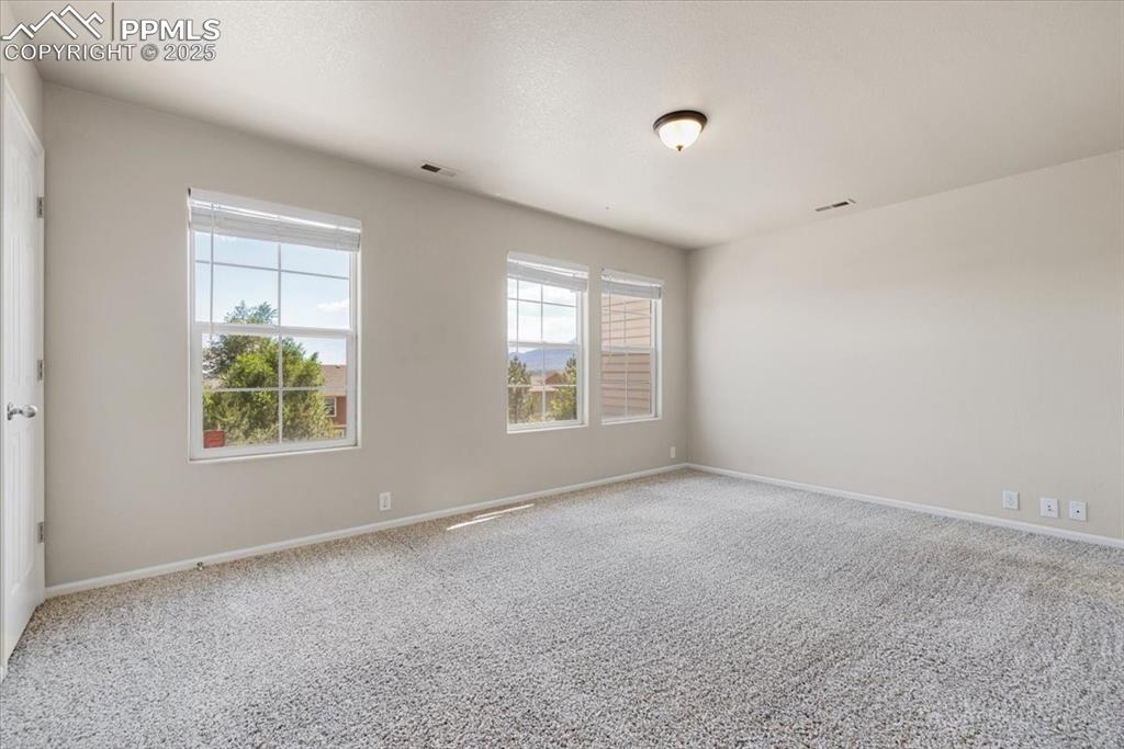 Image 26 of 42: Spare room with plenty of natural light and carpet floors