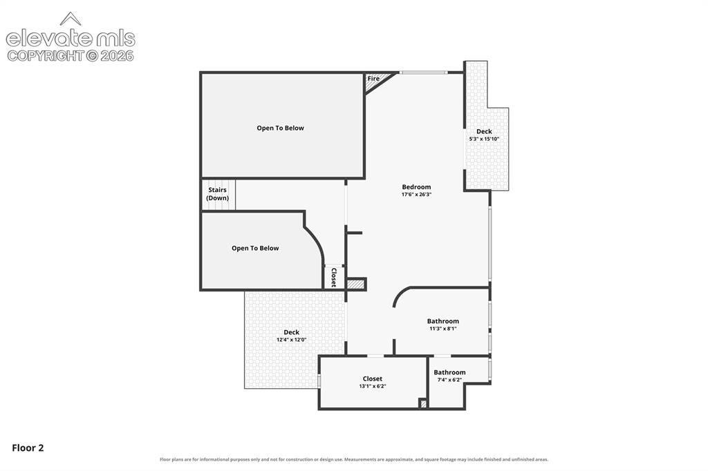 Image 37 of 46: The upper level is dedicated to an expansive primary retreat with generous