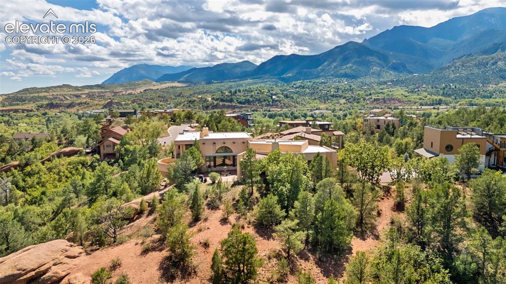 Image 6 of 46: The north side of the property adjoins Garden of the Gods, creating an extr