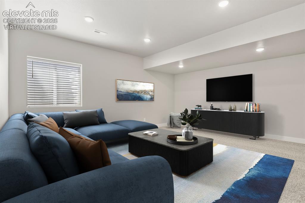 Image 17 of 40: Family room. Virtually Staged