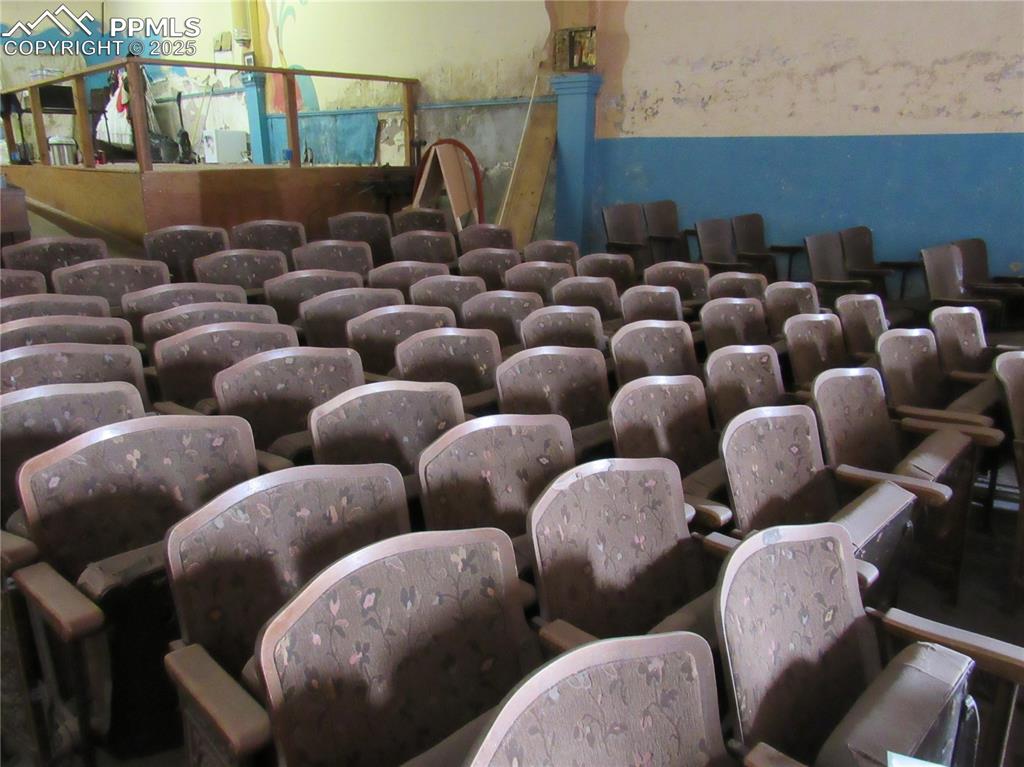 Image 13 of 17: Cinema room with radiator