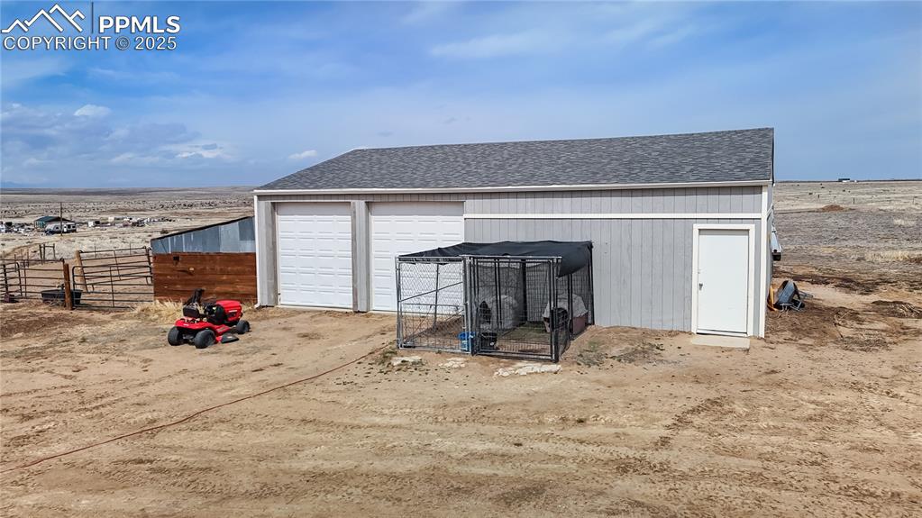 Image 33 of 40: View of detached garage