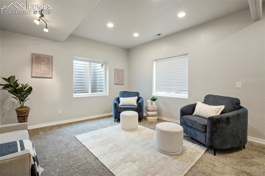 Image 20 of 43: Basement living room