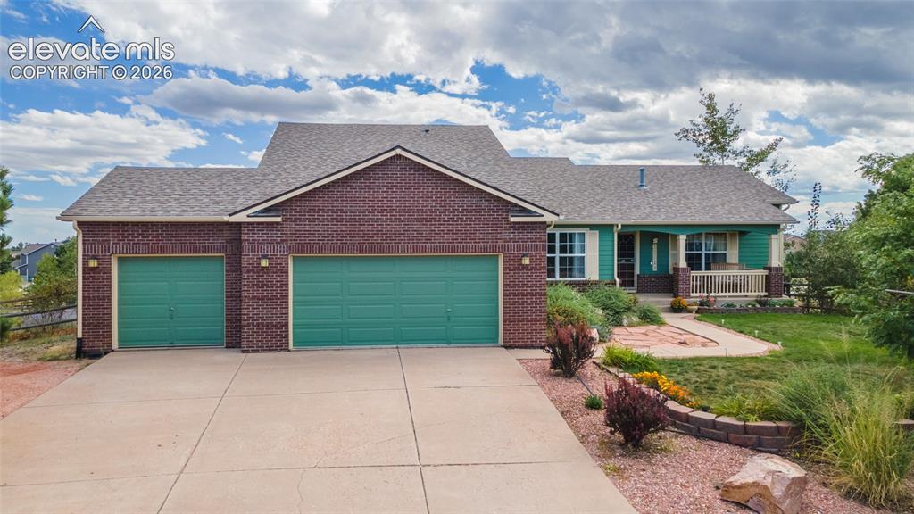 Caption: Brick front fascia