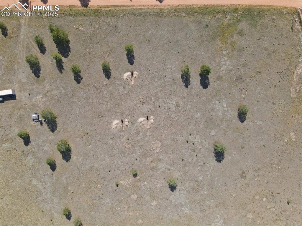 Caption: Aerial overview of property