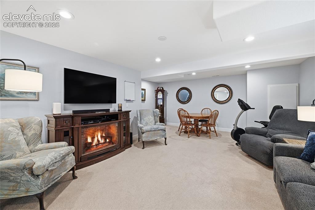 Image 33 of 49: Living Area in Basement