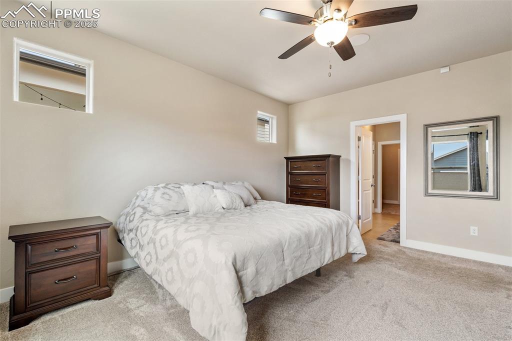 Image 26 of 49: Adjoining the bedroom is the primary bathroom and walk-in closet
