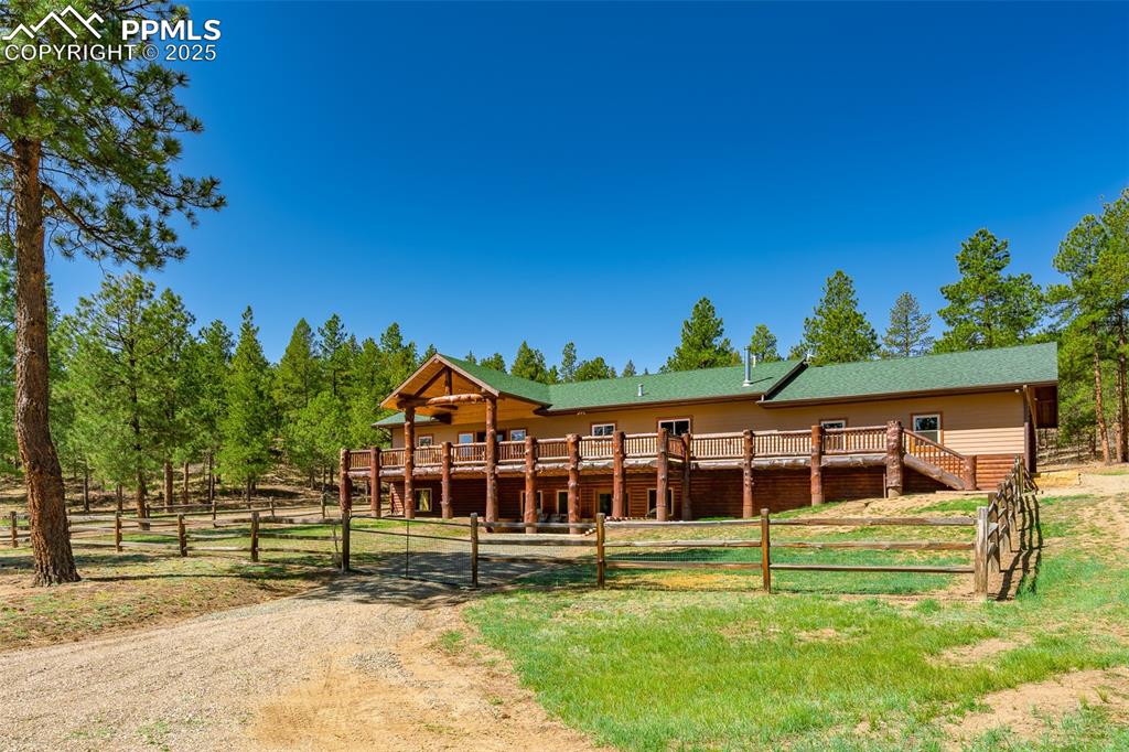 Image 6 of 40: View of horse barn