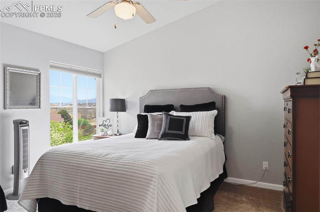 Image 20 of 32: Primary bedroom with Mountain Views and walkin closet