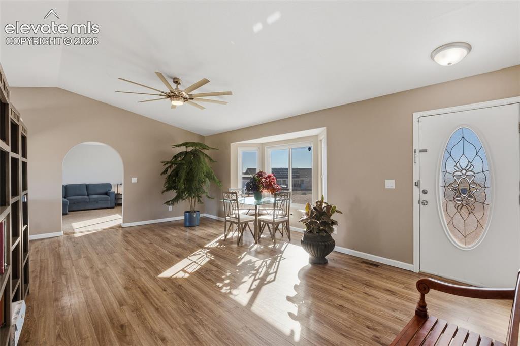 Image 3 of 24: Vaulted ceilings and great natural light.