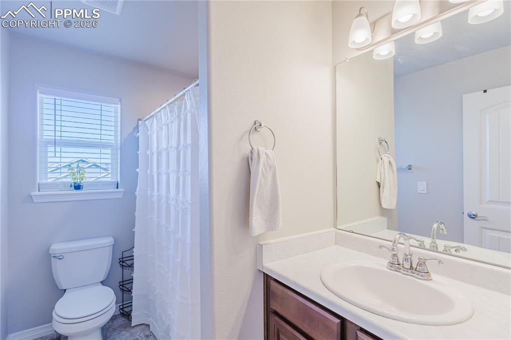 Image 27 of 39: 2nd full bathroom upstairs