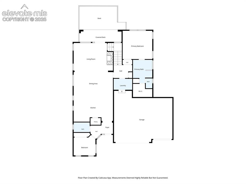 Image 40 of 49: Main level floor plan
