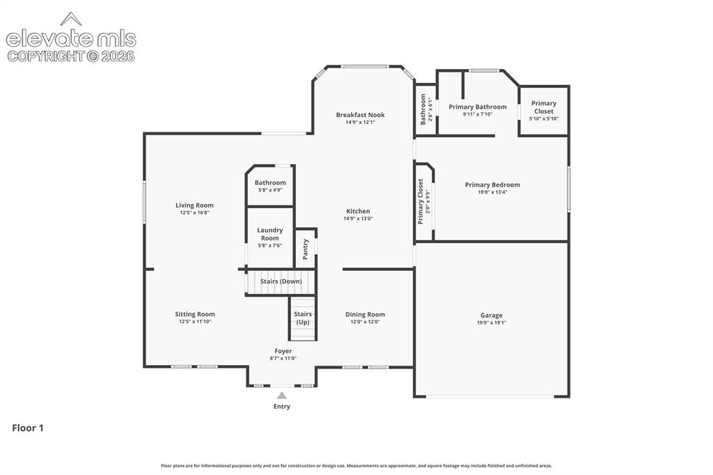 Image 48 of 50: Main Level Floor plan