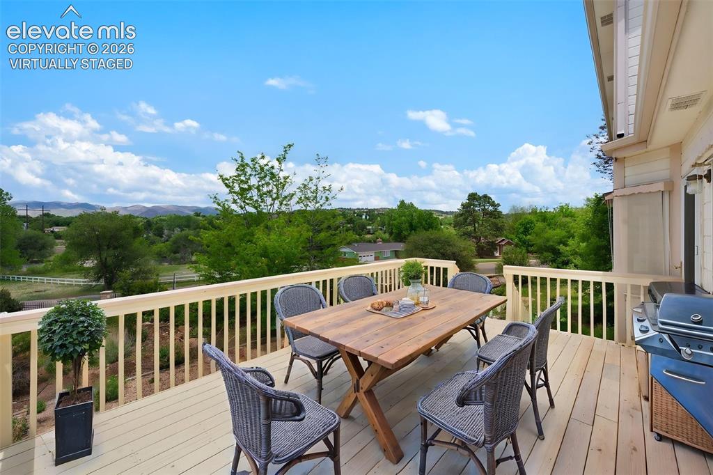 Image 35 of 48: Virtually Staged...
Deck Possibilities Offering Great Mountain and City Vi