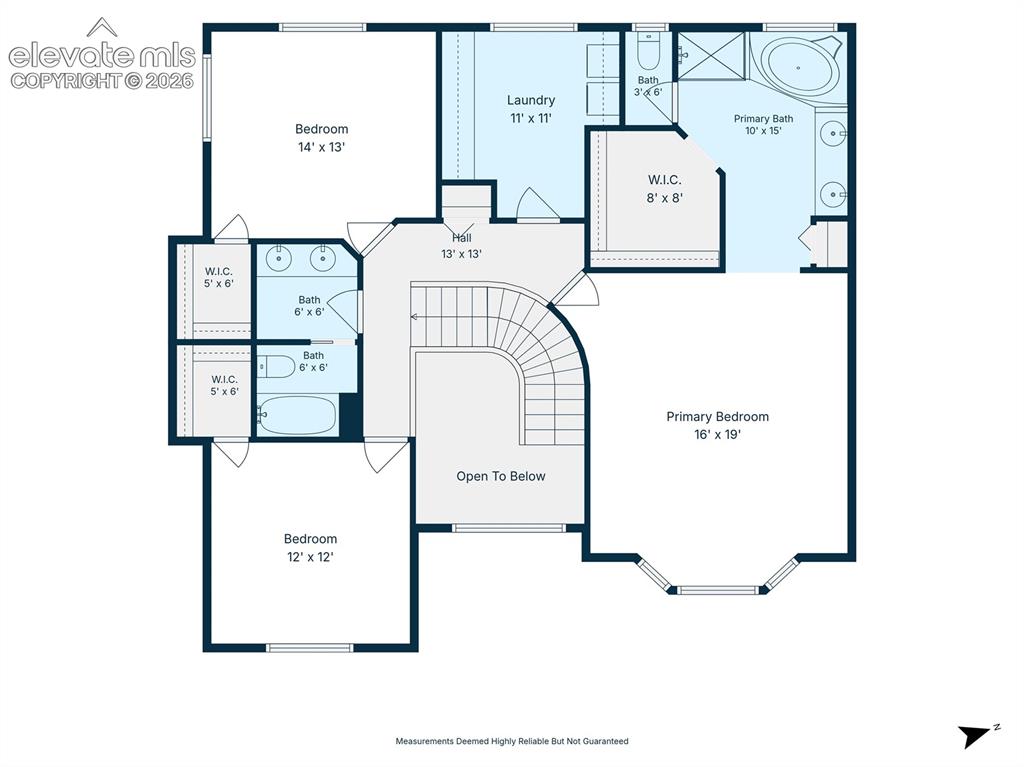 Image 46 of 48: Upper Level Floorplan