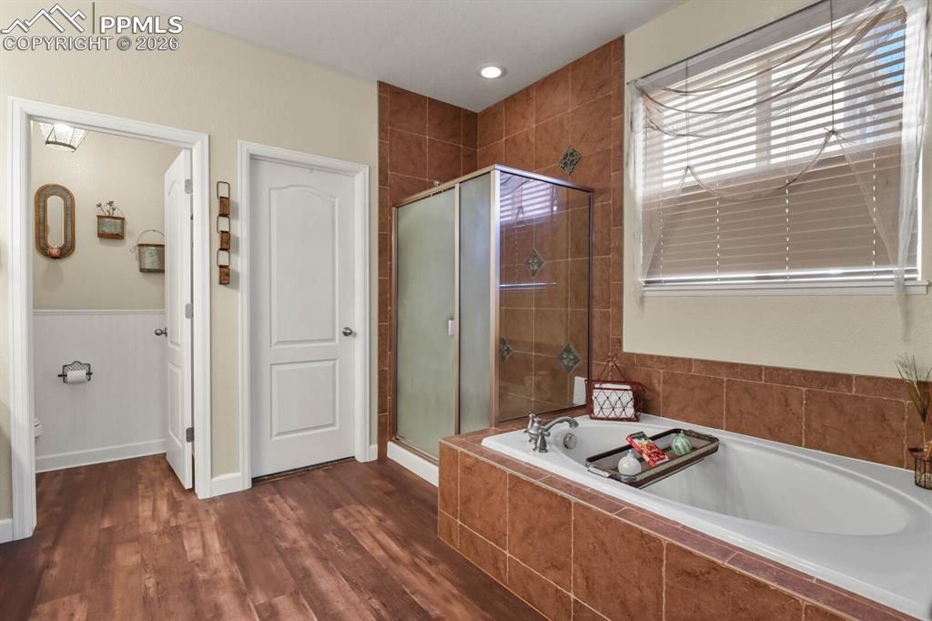 Image 20 of 43: Main Level Primary Bedroom 5-piece Bathroom