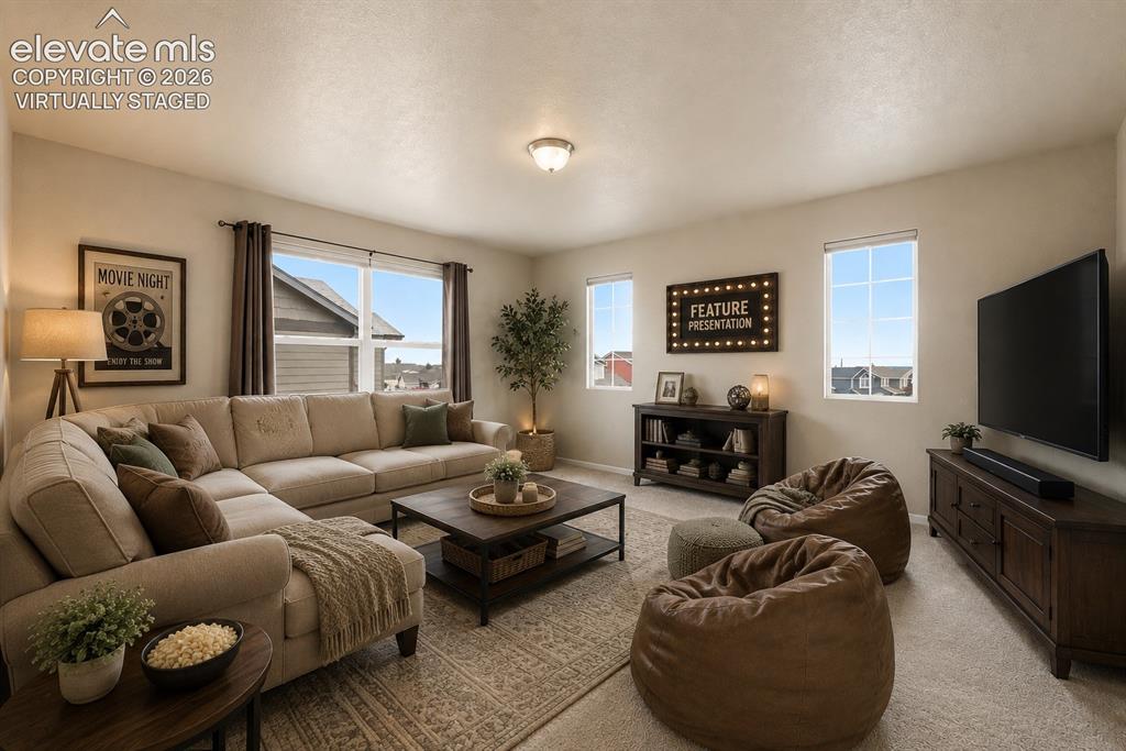 Image 10 of 33: *Virtually Staged*
Open Loft Area is a great entertainment space! Recesse