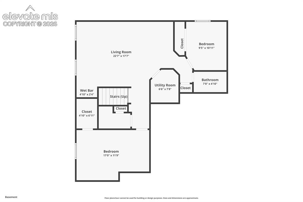 Image 43 of 44: basement floorplan