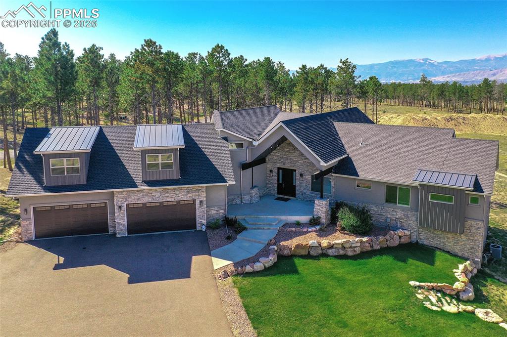 Caption: Front of Structure