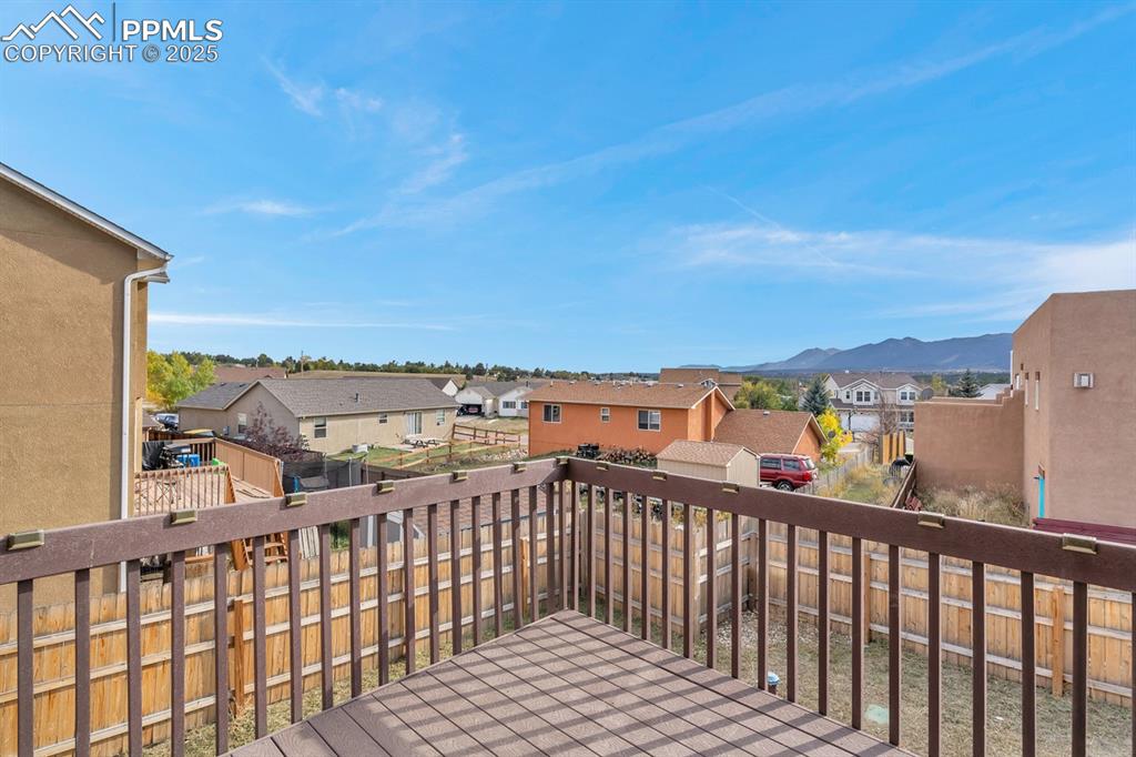 Image 34 of 41: Back Deck off Dining Room!