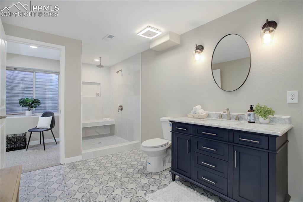 Image 26 of 31: 3/4 bath - lower level