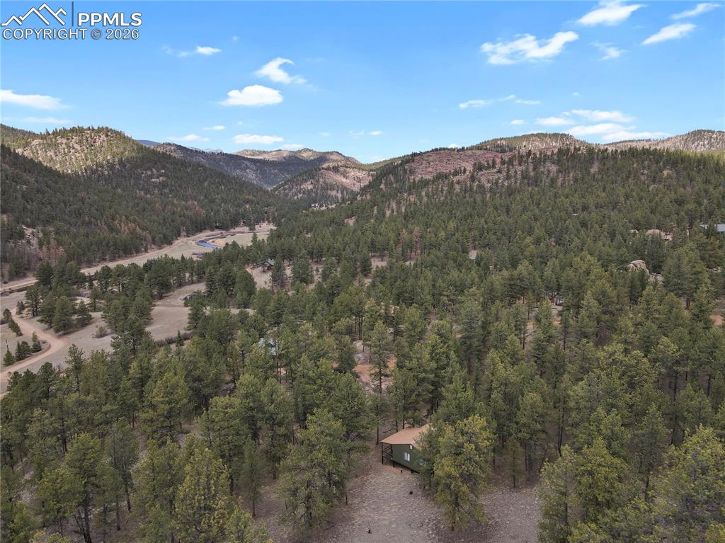 Image 45 of 48: corner of the property backing to National Park