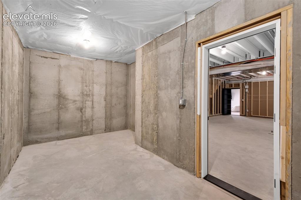 Image 29 of 29: Safe room / storage (under the front porch)