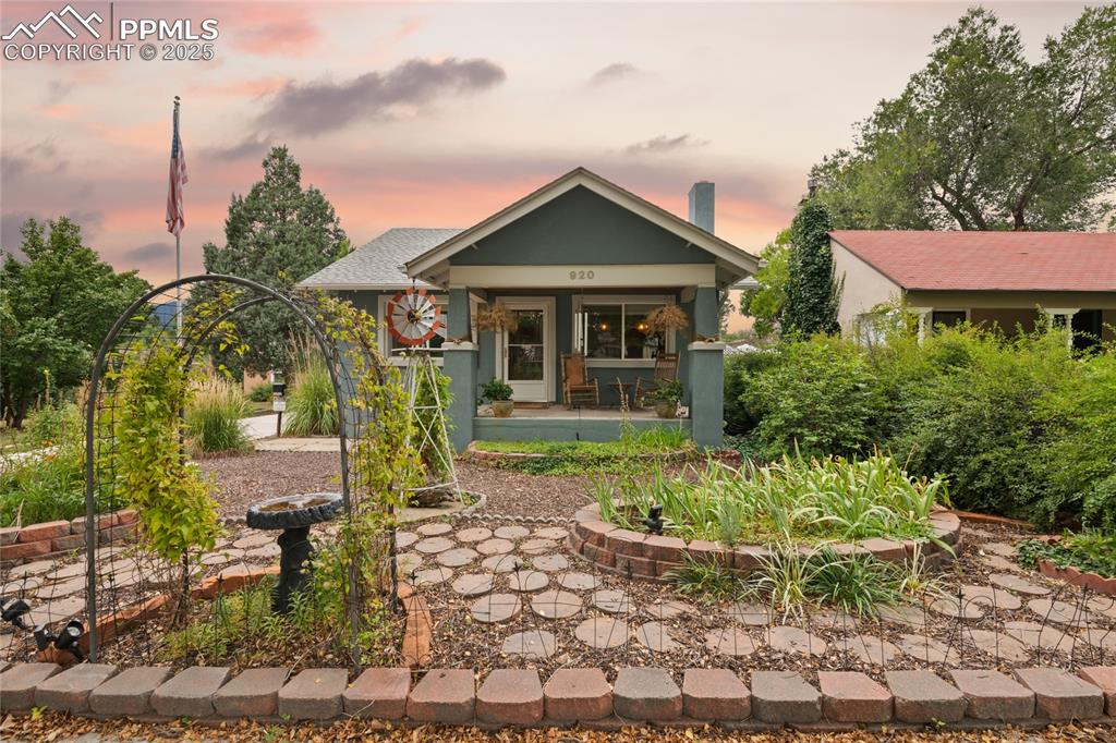 Caption: Back of Structure