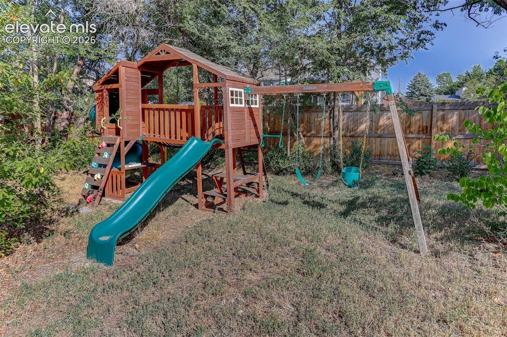 Image 47 of 50: Play/Swing Set is Included