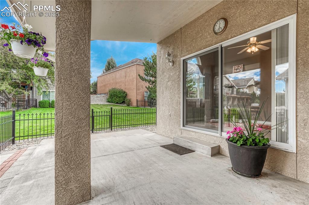 Image 18 of 38: ...large covered patio, which is hot tub ready!