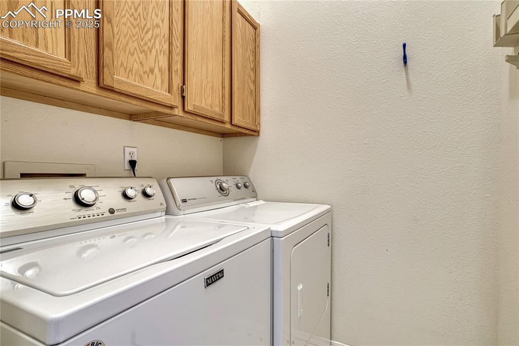 Image 28 of 38: Washer and dryer included!