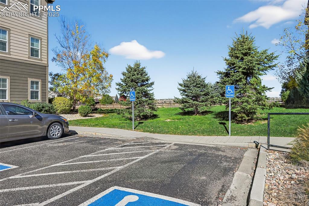 Image 5 of 25: Accessible parking right next to the unit