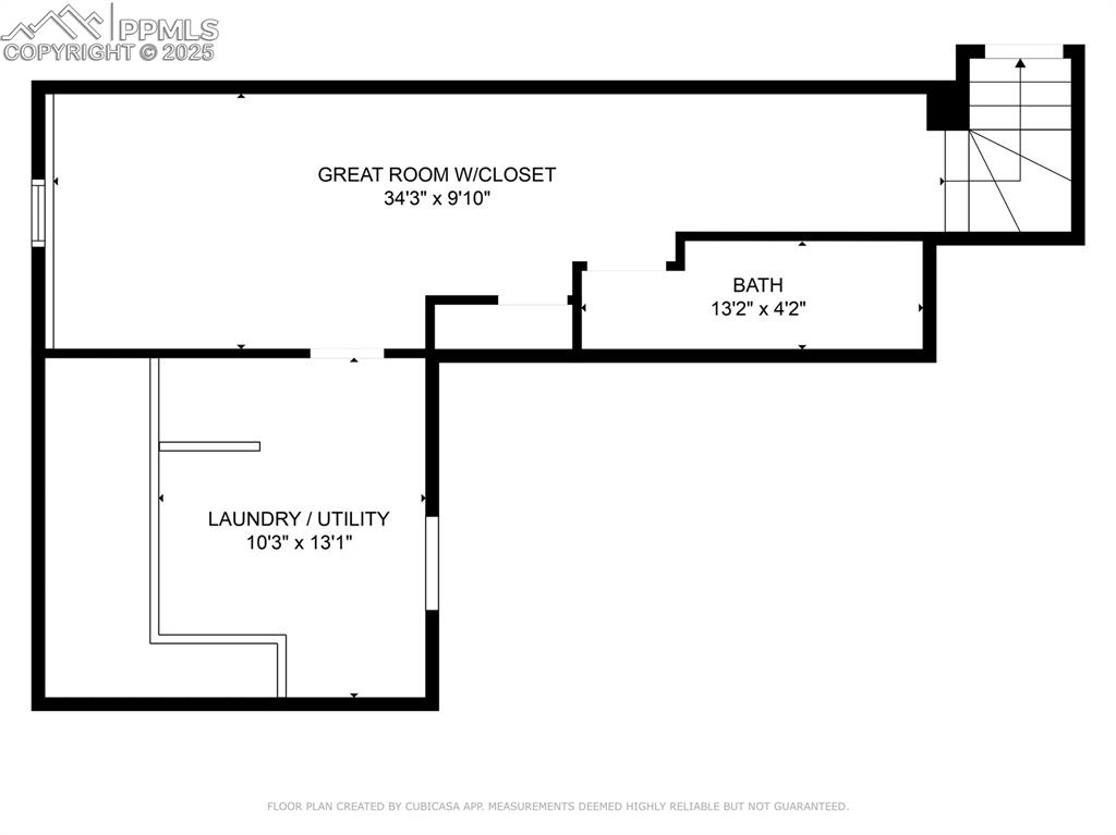 Image 30 of 31: Basement floor plan