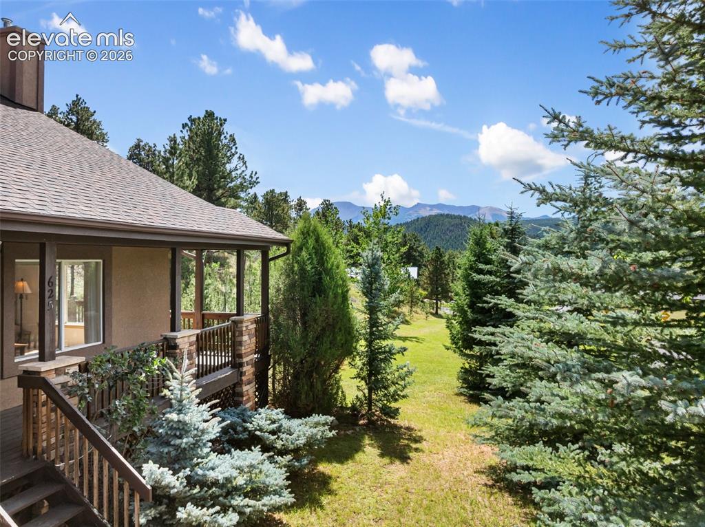 Image 41 of 45: Front Yard - Pikes Peak View 