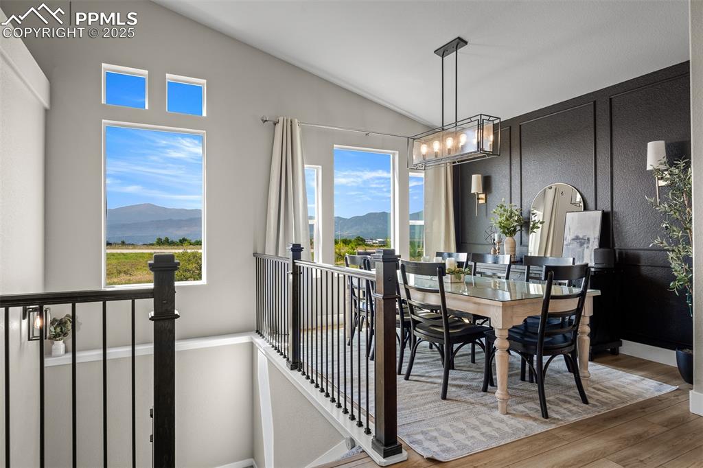 Image 8 of 37: Formal Dining with Accent Wall