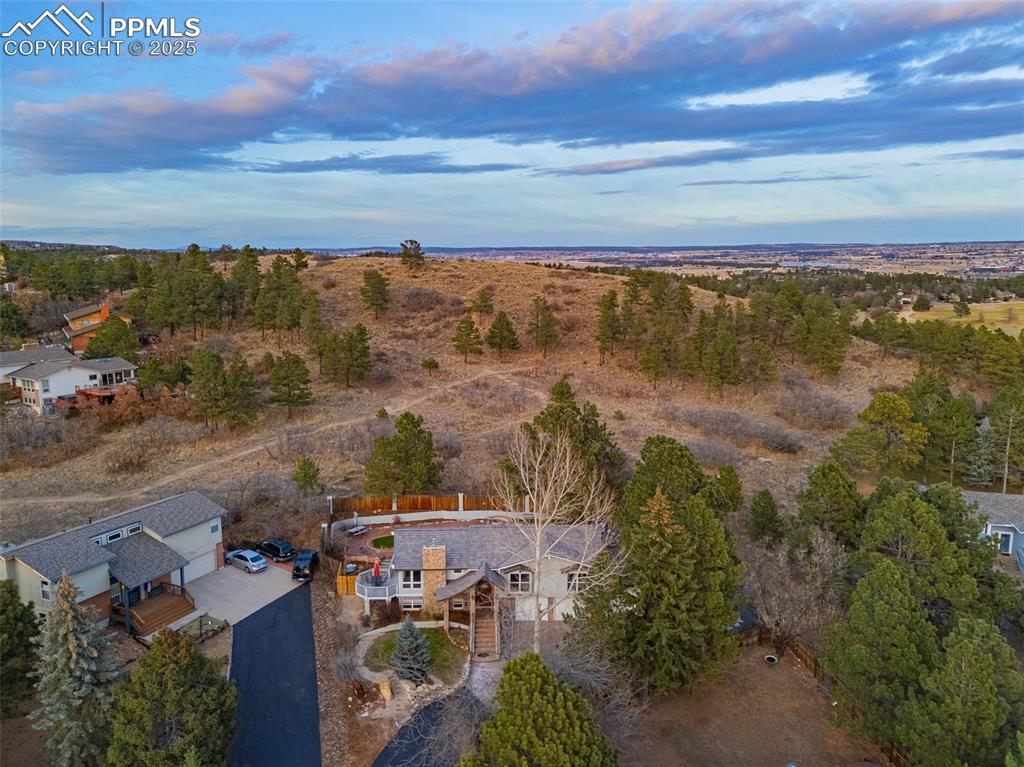 Image 43 of 50: Aerial view of property