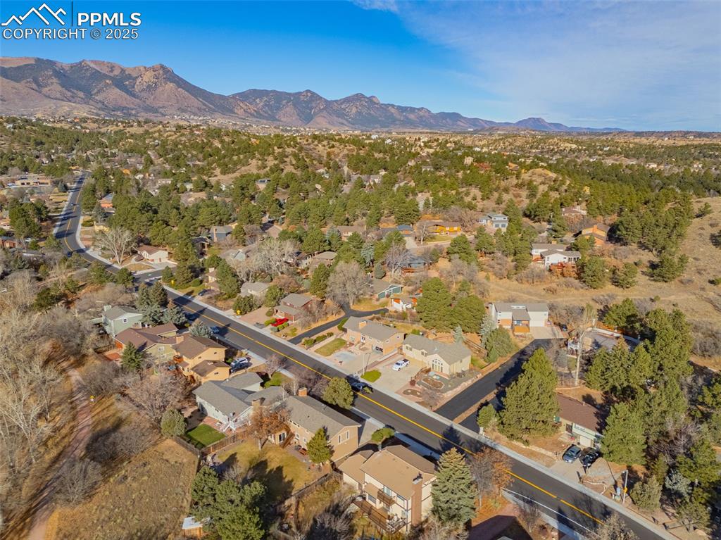 Image 48 of 50: Aerial view of property