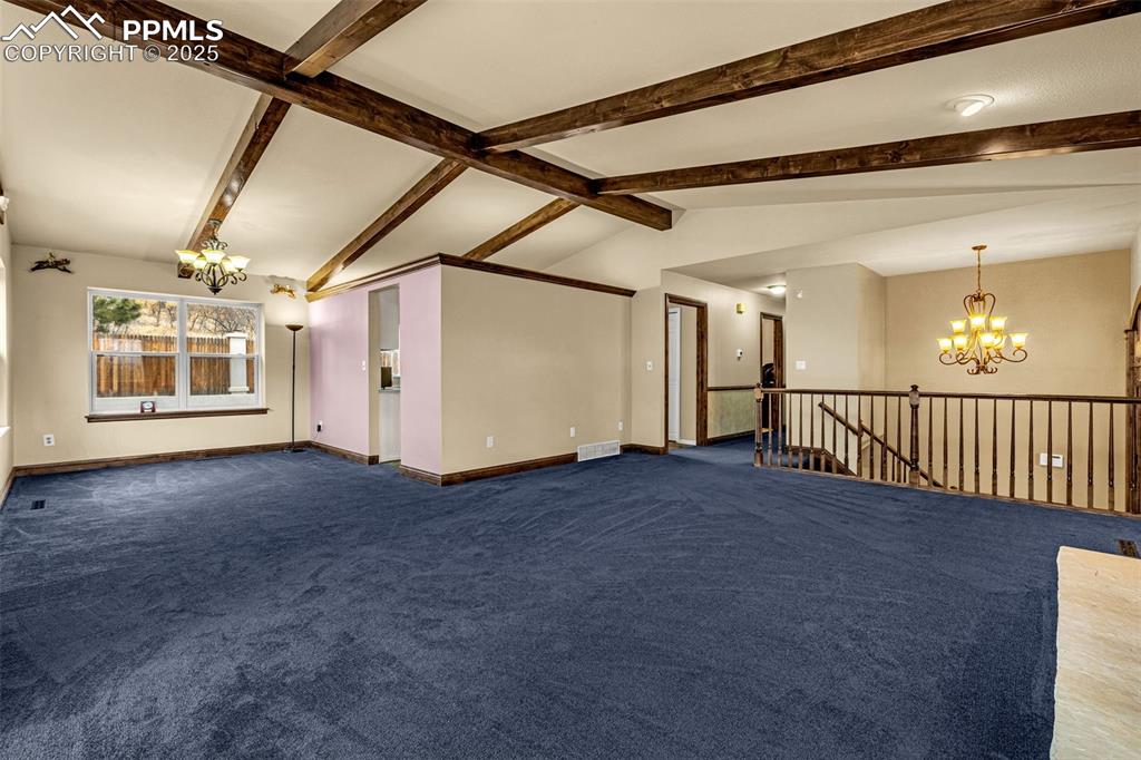 Image 9 of 50: Upper level living room